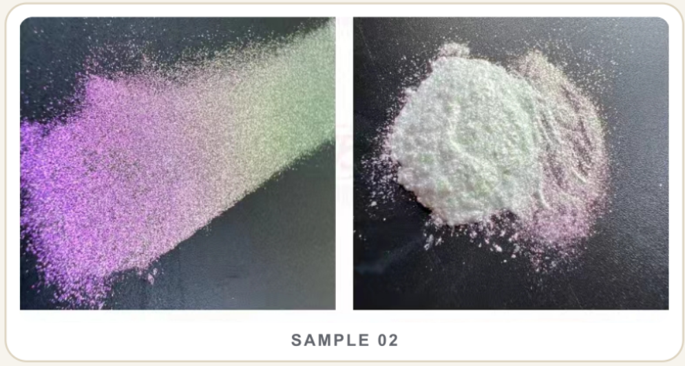 Red–Purple–Green powder