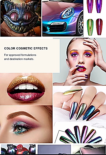 Color Cosmetic Effects, Coatings & Nail Art