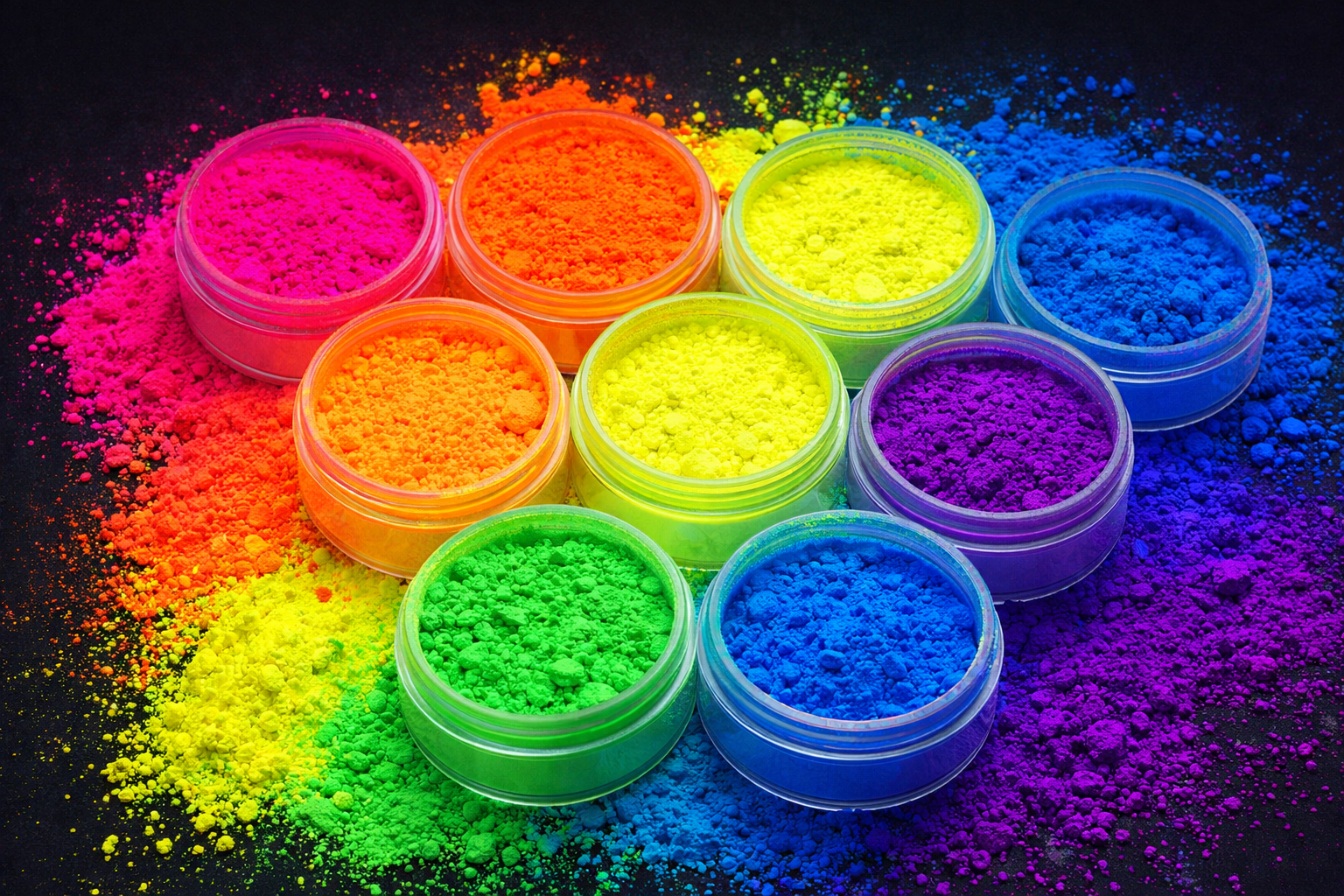 Fluorescent Neon Powder