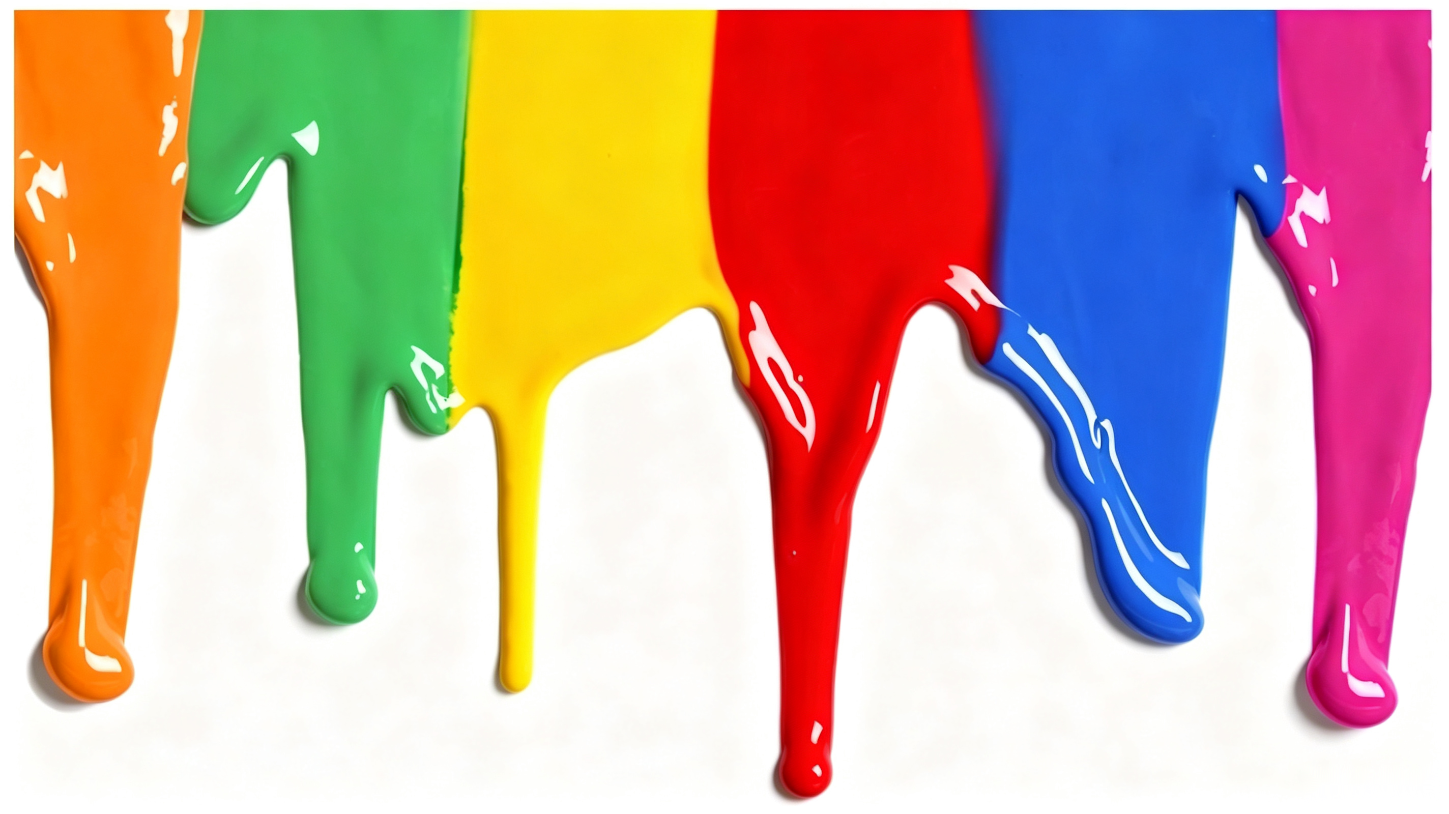 Fluorescent neon paint splash