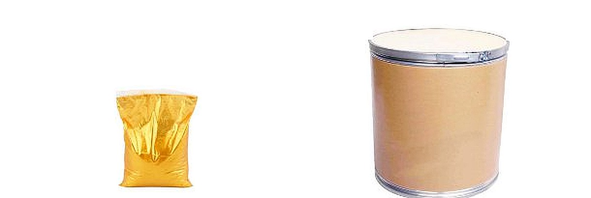 Fluorescent powder zip-lock bag and fiber drum