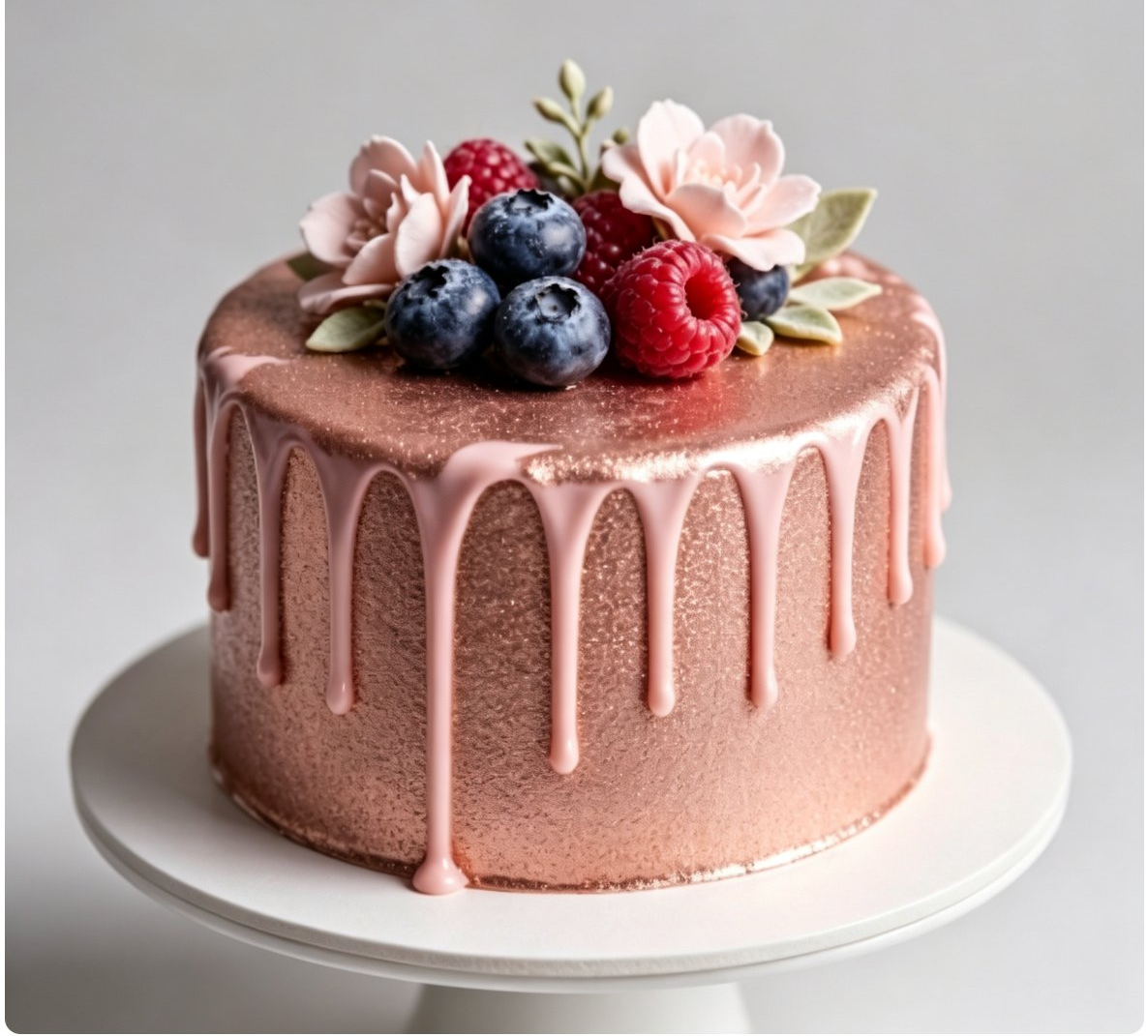 Shimmer dust on cakes and cupcakes