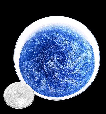E171 Free Edible Glitter White