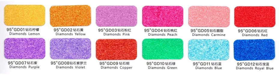 Diamond Glitter Series full color chart