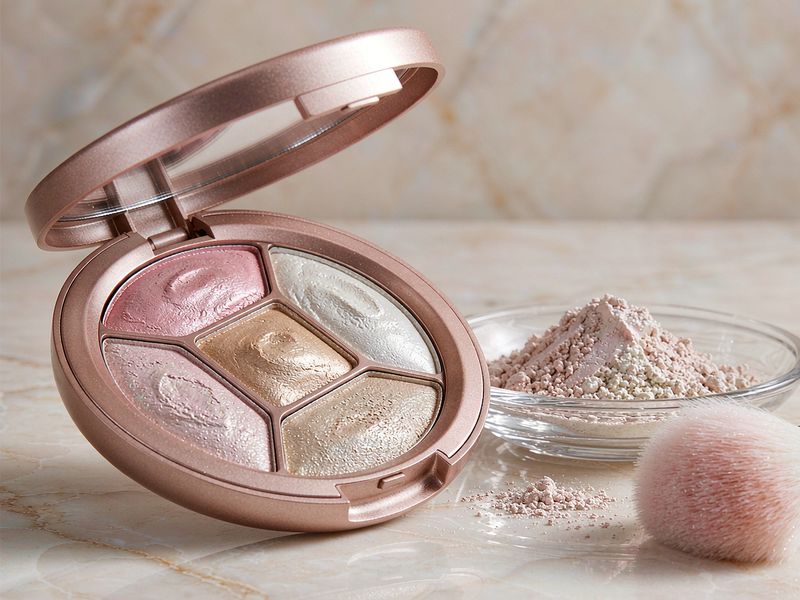 Pearlescent and glitter pigment for cosmetics and makeup